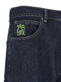 Marni Embroidery Jeans Blue