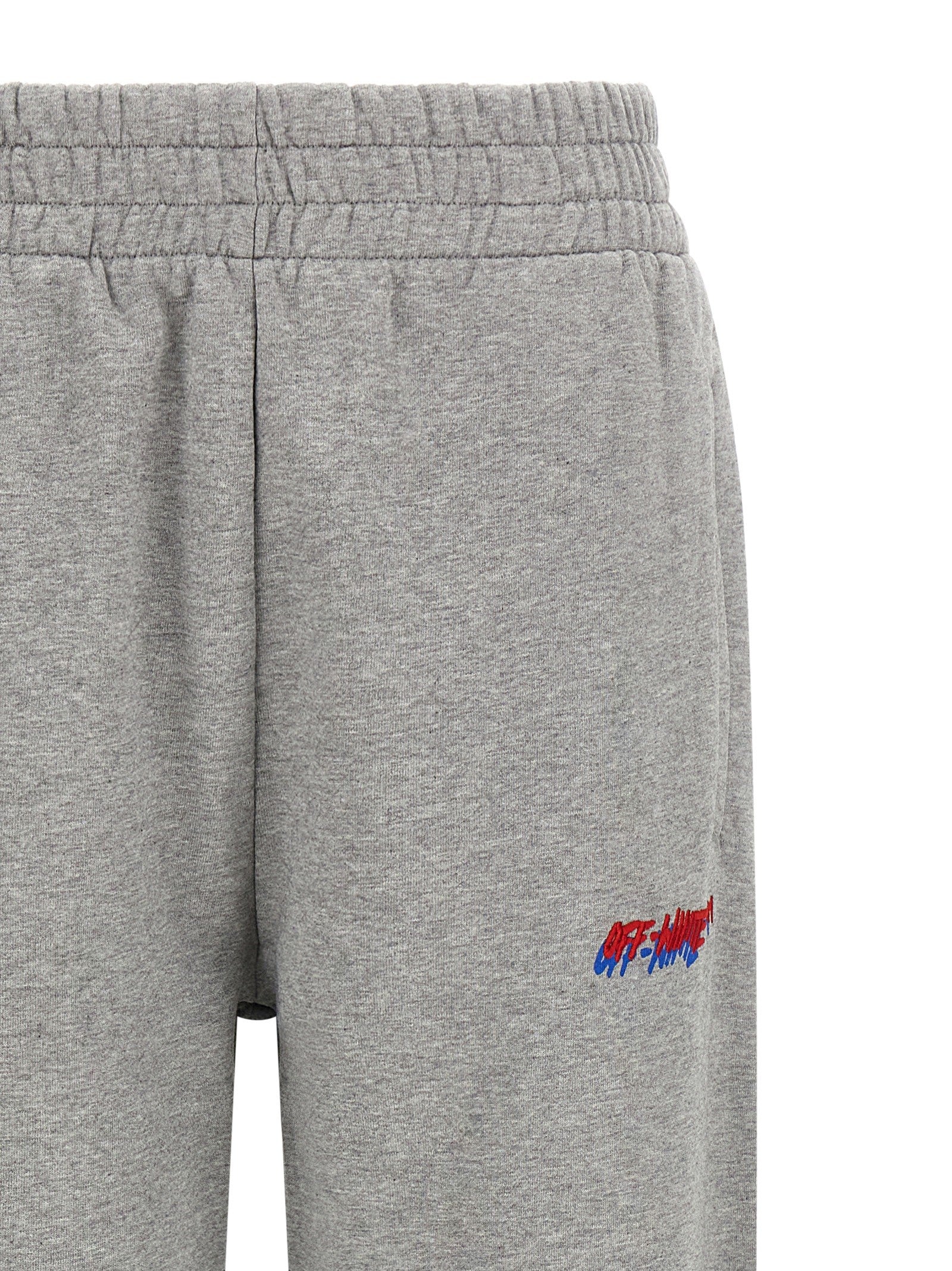 Off-White Embroidery Joggers Grey