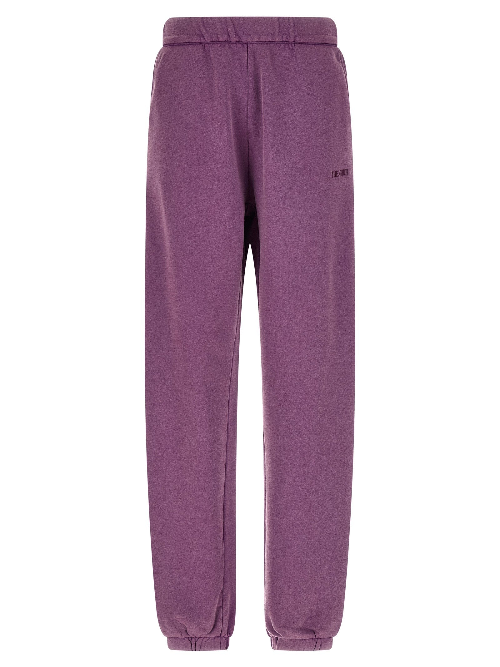 The Attico Embroidery Joggers Purple