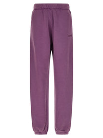 The Attico Embroidery Joggers Purple