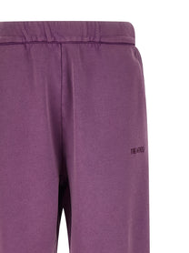 The Attico Embroidery Joggers Purple