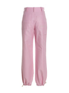 Marni Embroidery Pants Blue, view 2