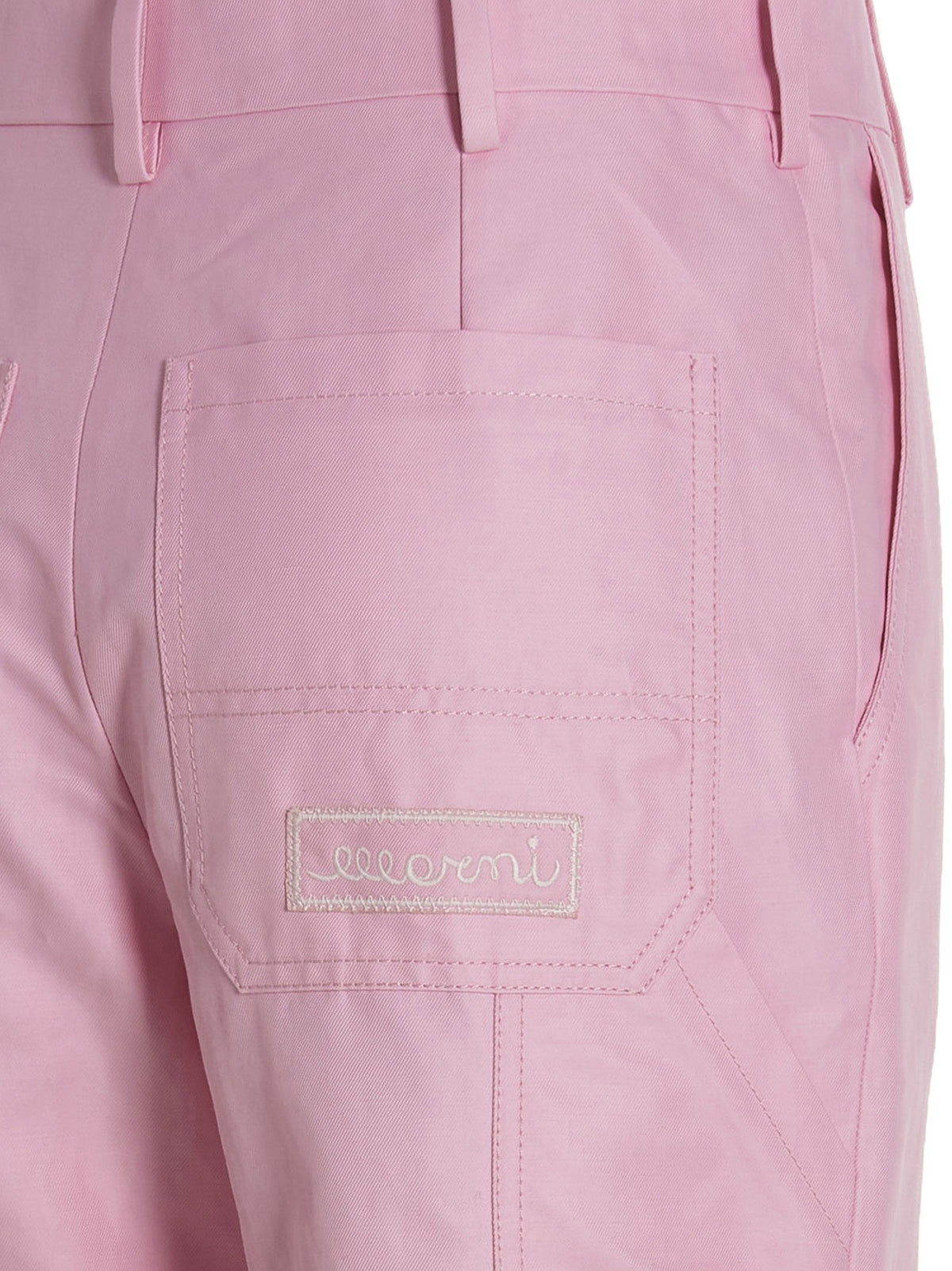 Marni Embroidery Pants Blue