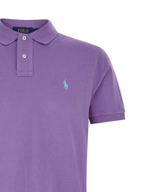 Polo Ralph Lauren Embroidery Polo Shirt Purple