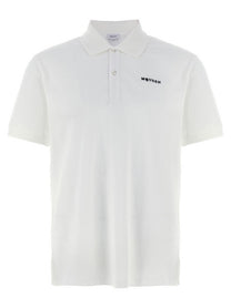 Alexander McQueen Embroidery Polo Shirt White