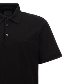 Givenchy Embroidery Polo Shirt Black