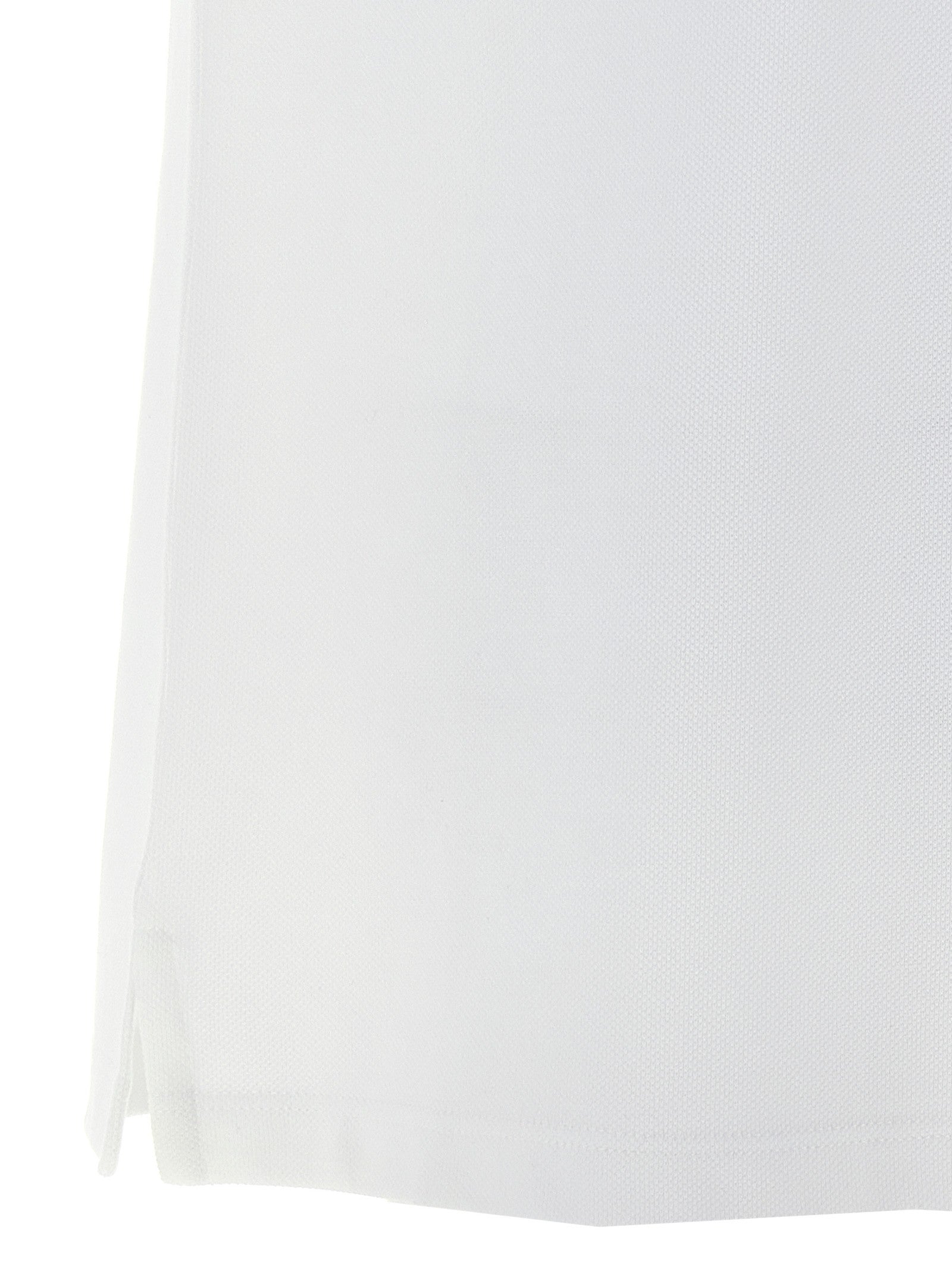 Alexander McQueen Embroidery Polo Shirt White