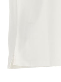 Burberry Embroidery Polo Shirt White