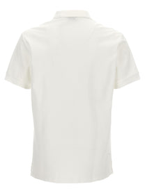 Burberry Embroidery Polo Shirt White