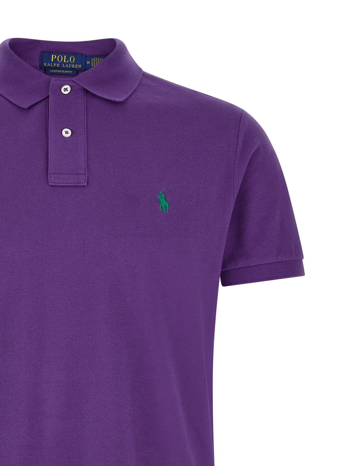 Polo Ralph Lauren Embroidery Polo Shirt Purple, view 3