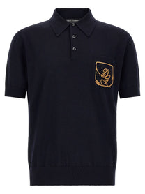 Dolce &amp; Gabbana Embroidery Polo Shirt Blue
