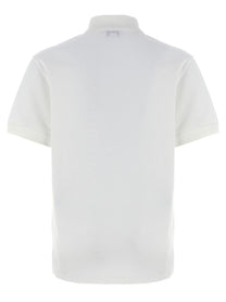 Alexander McQueen Embroidery Polo Shirt White