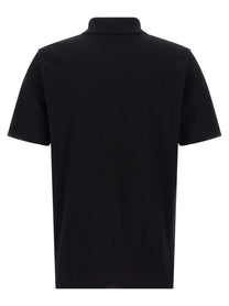 Balmain Embroidery Polo Shirt White