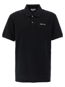 Alexander McQueen Embroidery Polo Shirt White