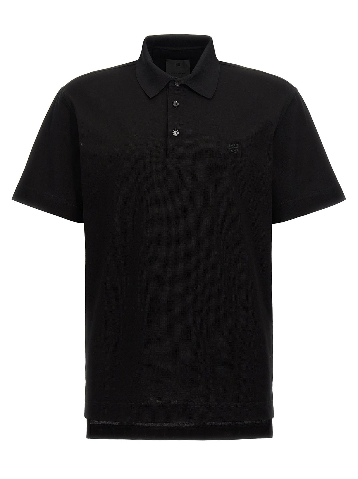 Givenchy Embroidery Polo Shirt Black