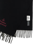 Vivienne Westwood Embroidery Scarf Black, view 3