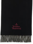 Vivienne Westwood Embroidery Scarf Black, view 2
