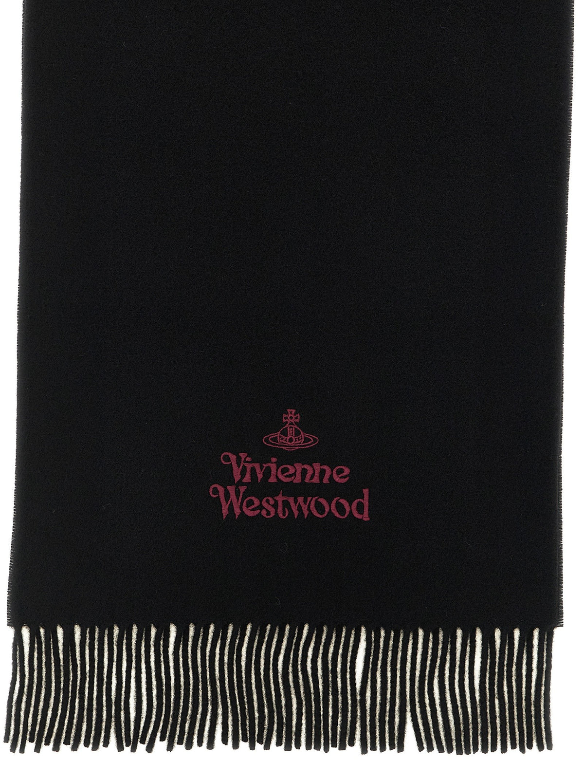 Vivienne Westwood Embroidery Scarf Black, view 2