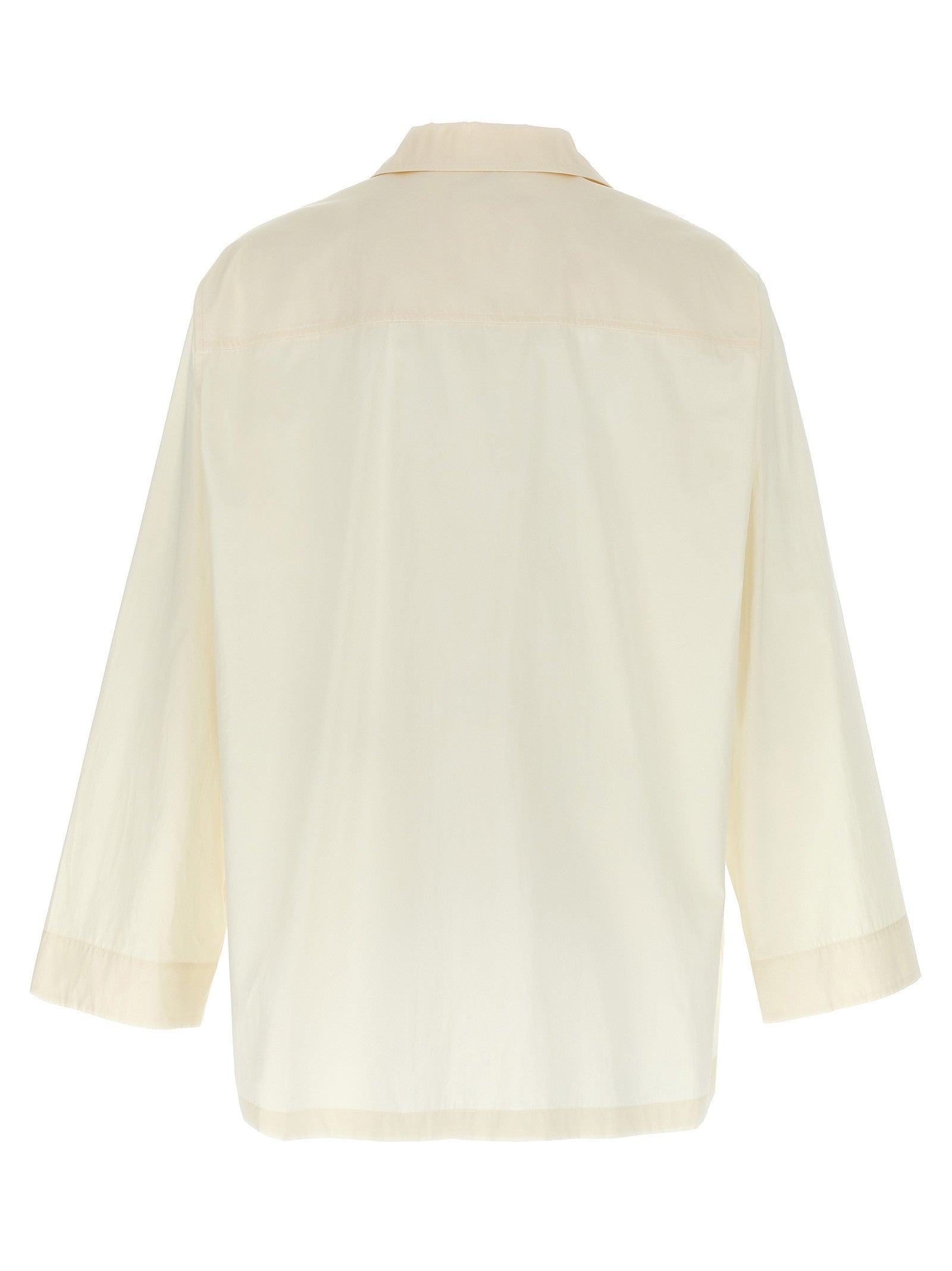 Jil Sander Embroidery Shirt White