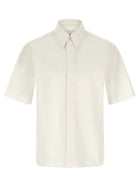 Jil Sander Embroidery Shirt White