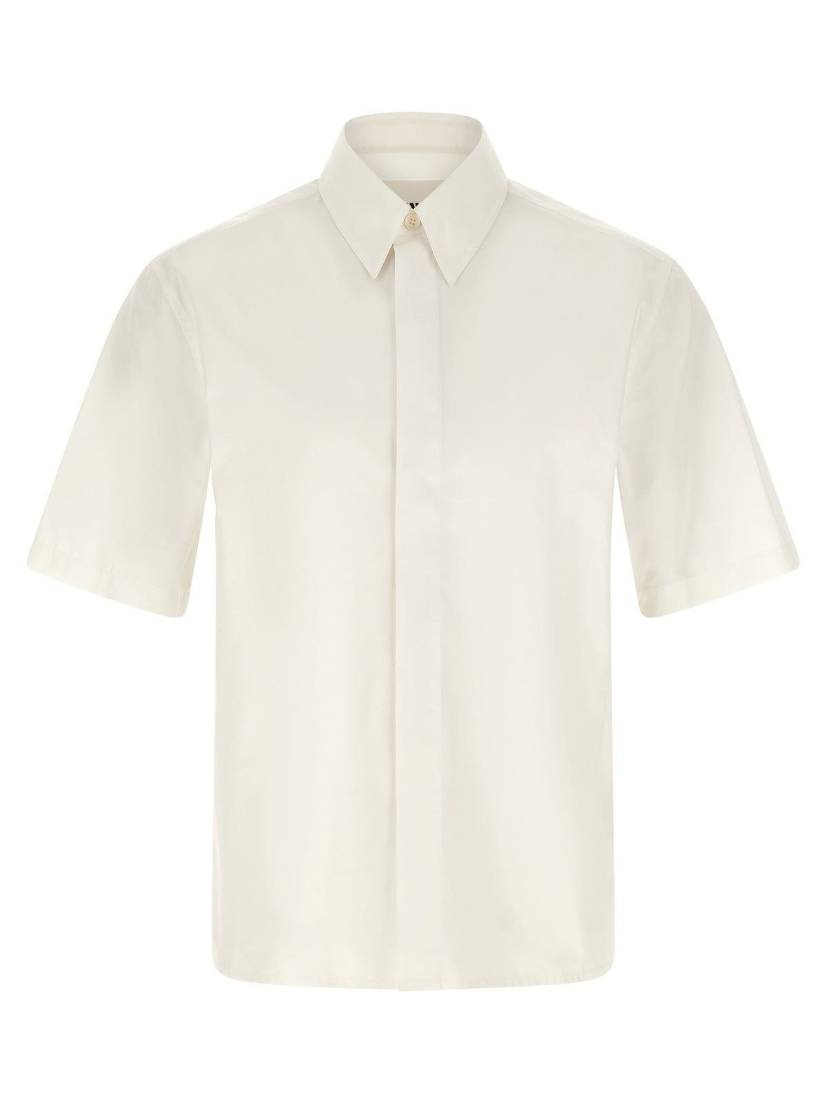 Jil Sander Embroidery Shirt White