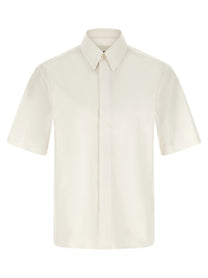 Jil Sander Embroidery Shirt White