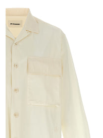 Jil Sander Embroidery Shirt White