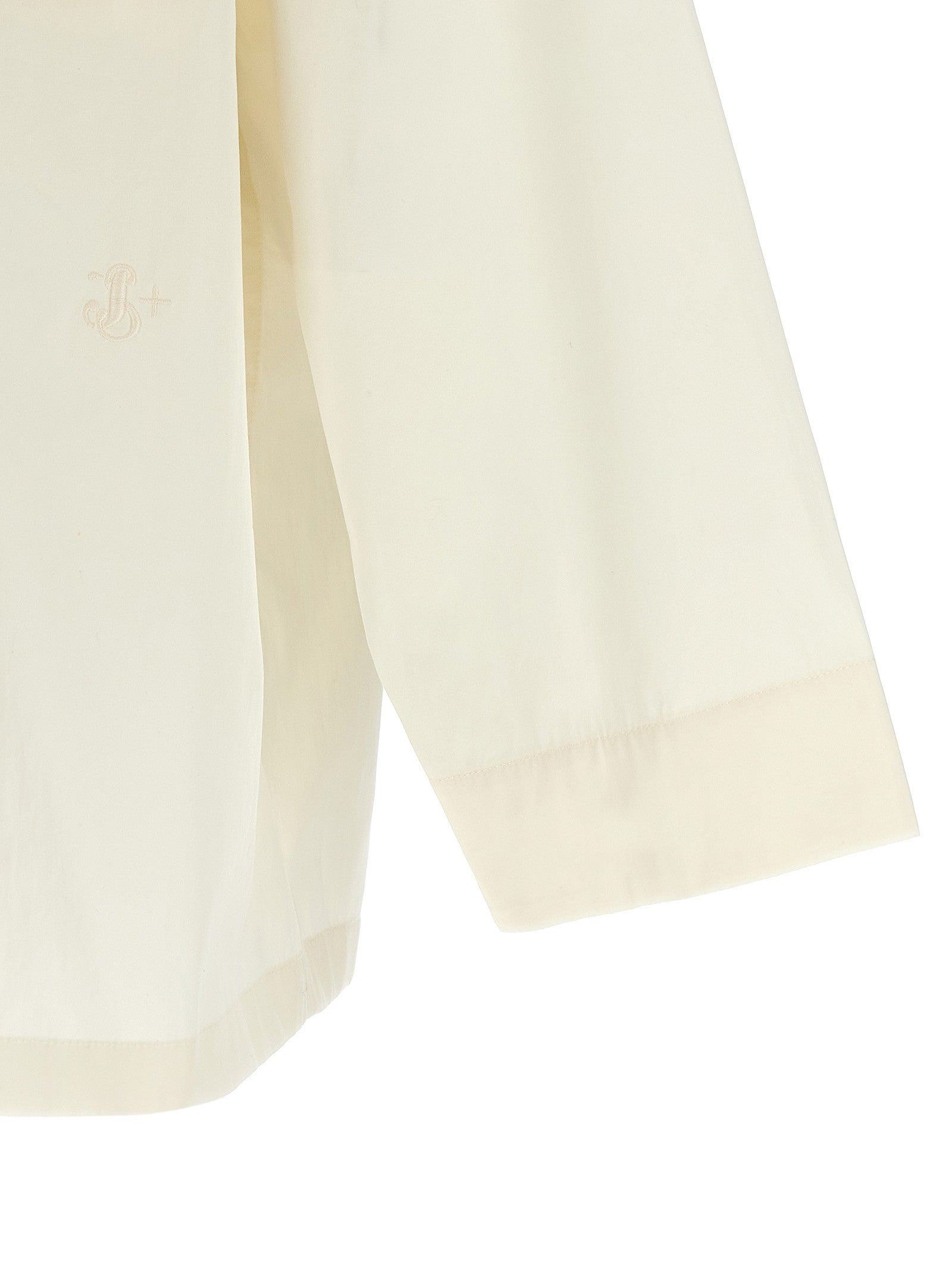 Jil Sander Embroidery Shirt White