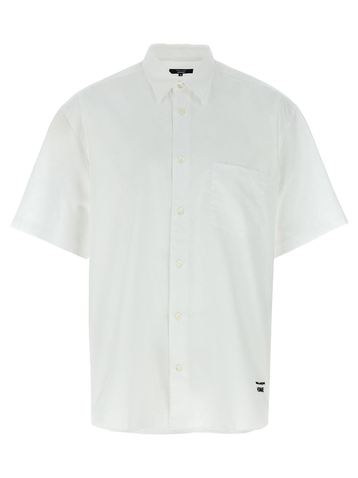 Comme Des Garҫons Homme Embroidery Shirt White