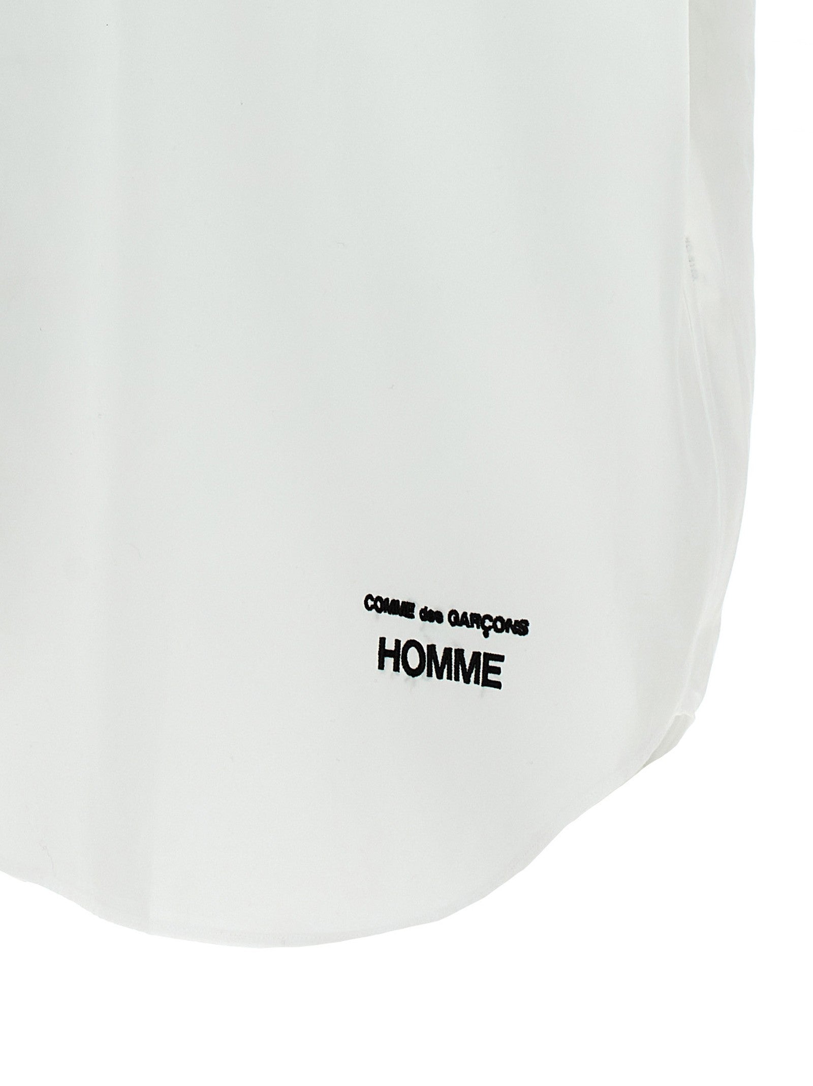 Comme Des Garҫons Homme Embroidery Shirt White