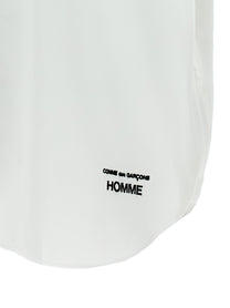 Comme Des Garҫons Homme Embroidery Shirt White