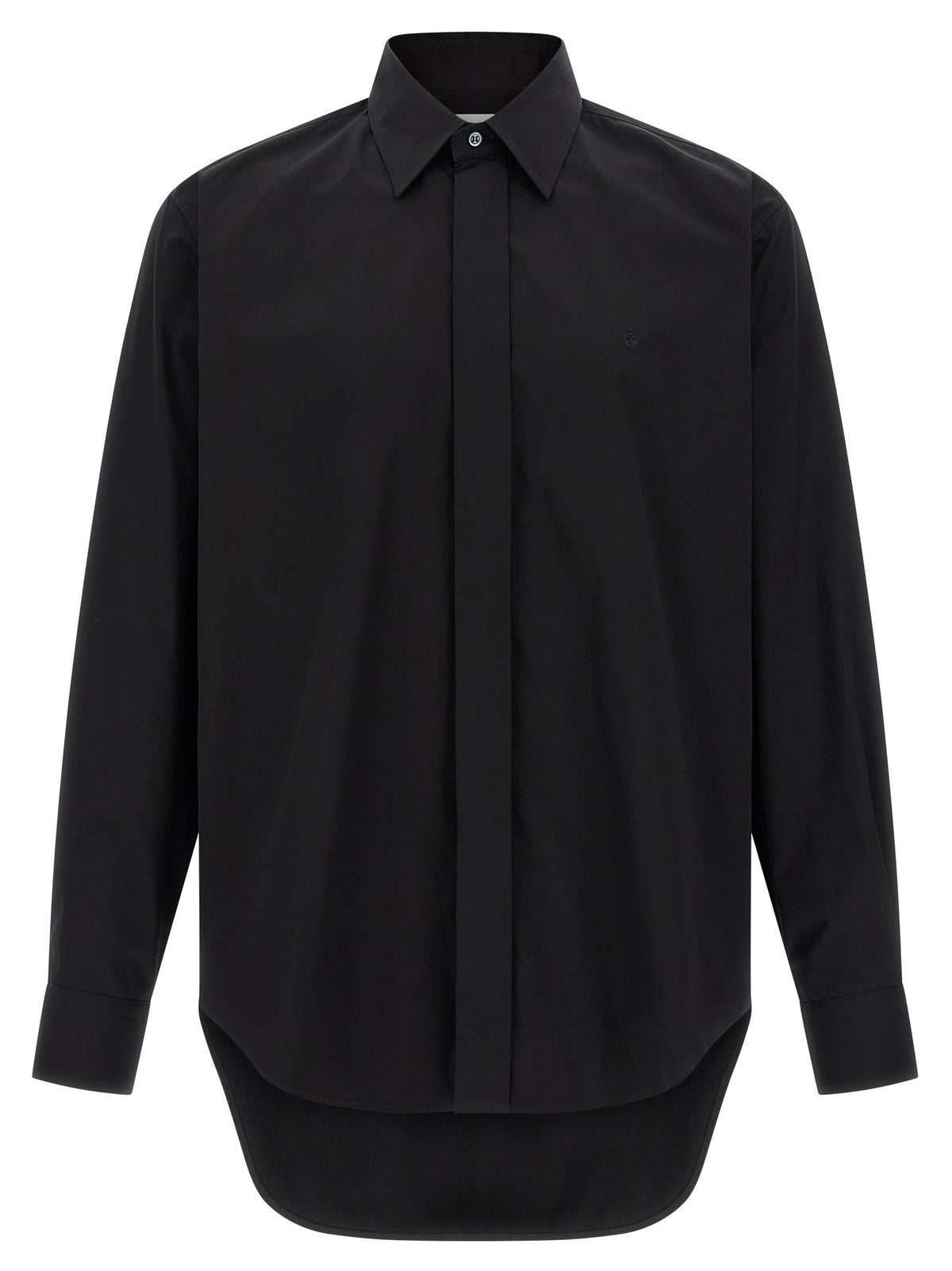 Alexander McQueen Embroidery Shirt Black