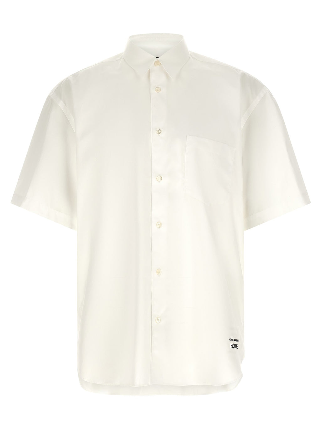 Comme Des Garҫons Homme Embroidery Shirt White