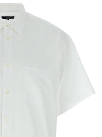 Comme Des Garҫons Homme Embroidery Shirt White