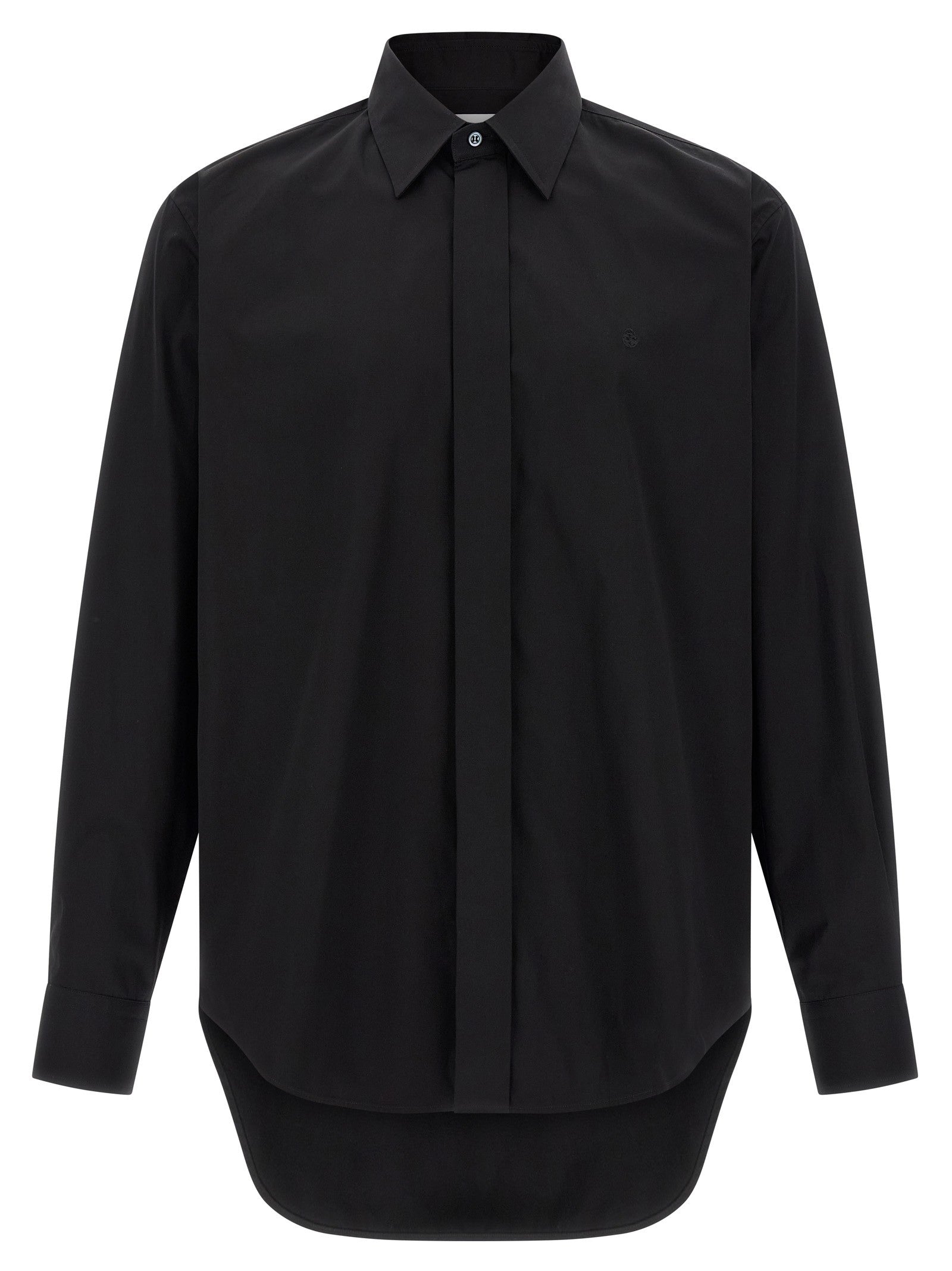 Alexander McQueen Embroidery Shirt Black