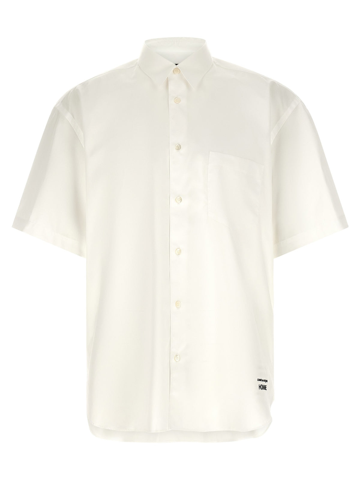 Comme Des Garҫons Homme Embroidery Shirt White