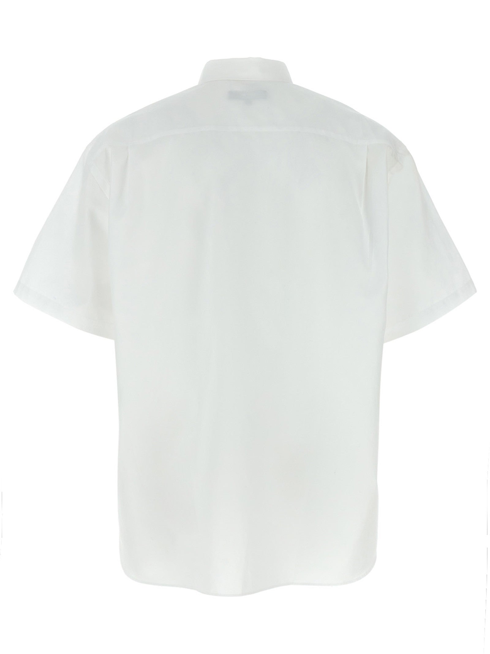 Comme Des Garҫons Homme Embroidery Shirt White