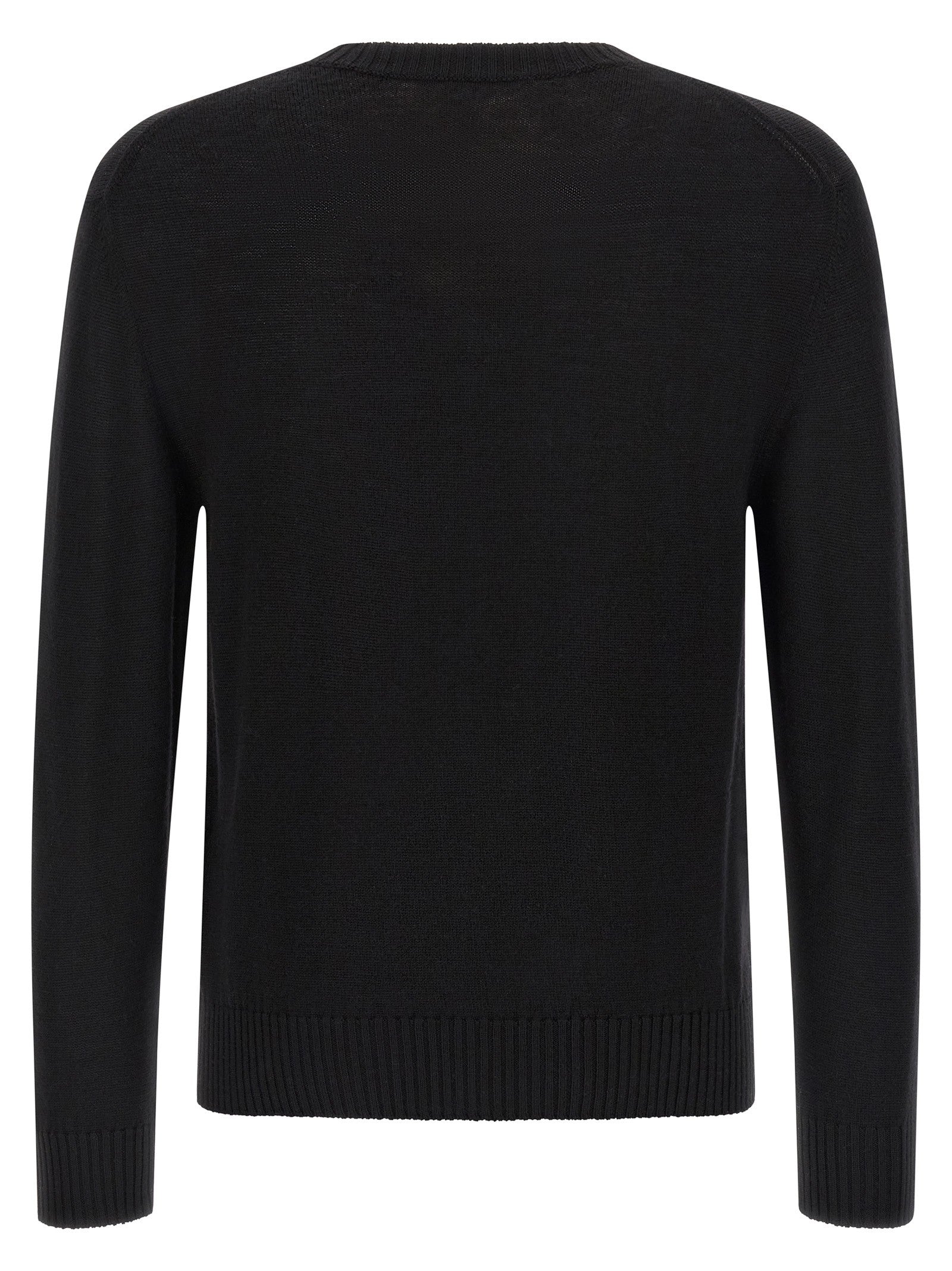 Jil Sander Embroidery Sweater Black