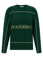 JW Anderson Embroidery Sweater Green