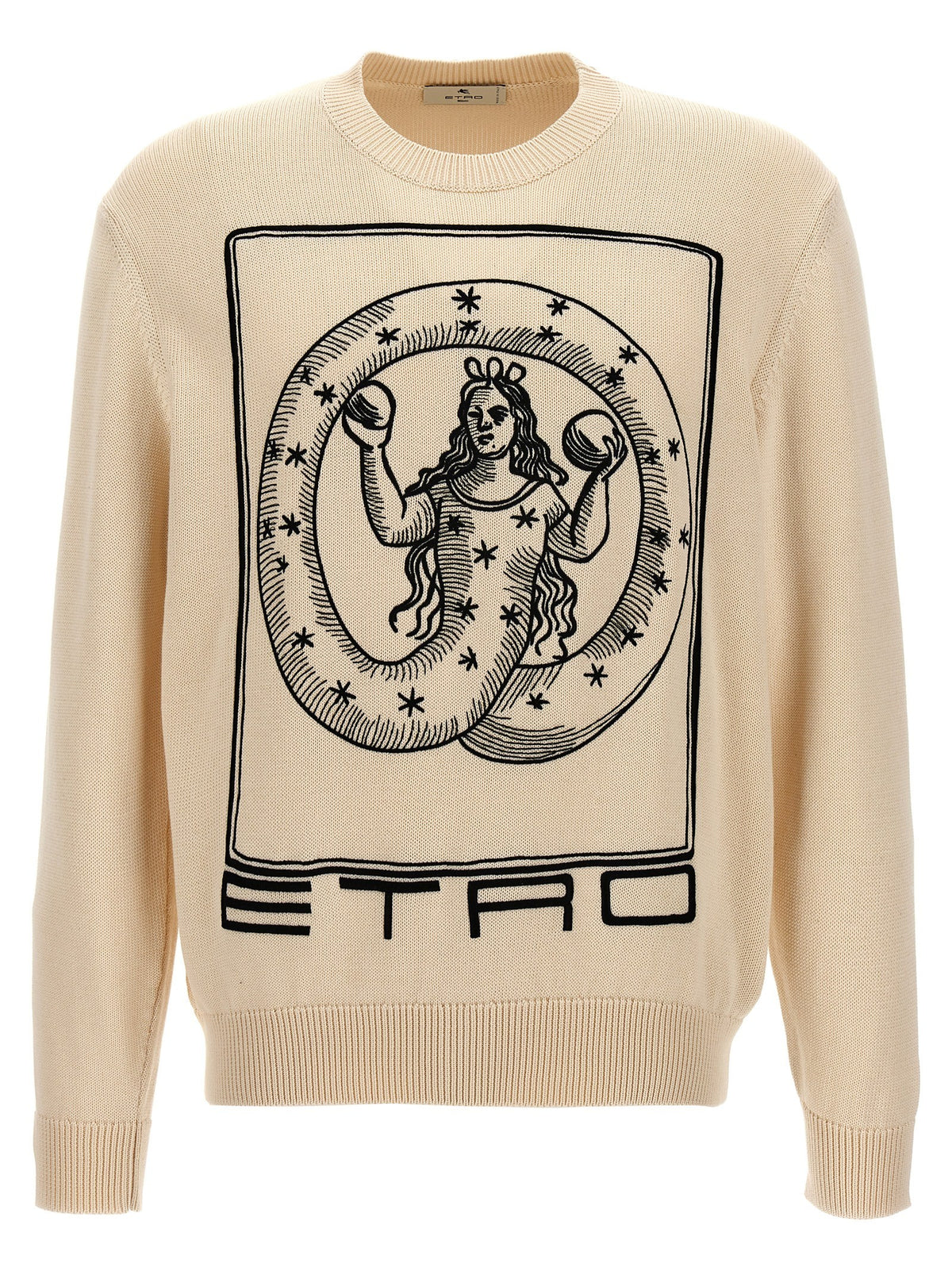 ETRO Embroidery Sweater Beige
