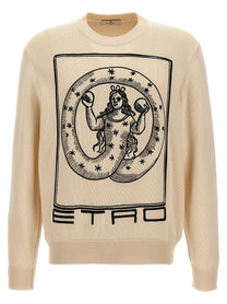 ETRO Embroidery Sweater Beige