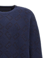Givenchy Embroidery Sweater Blue, view 3