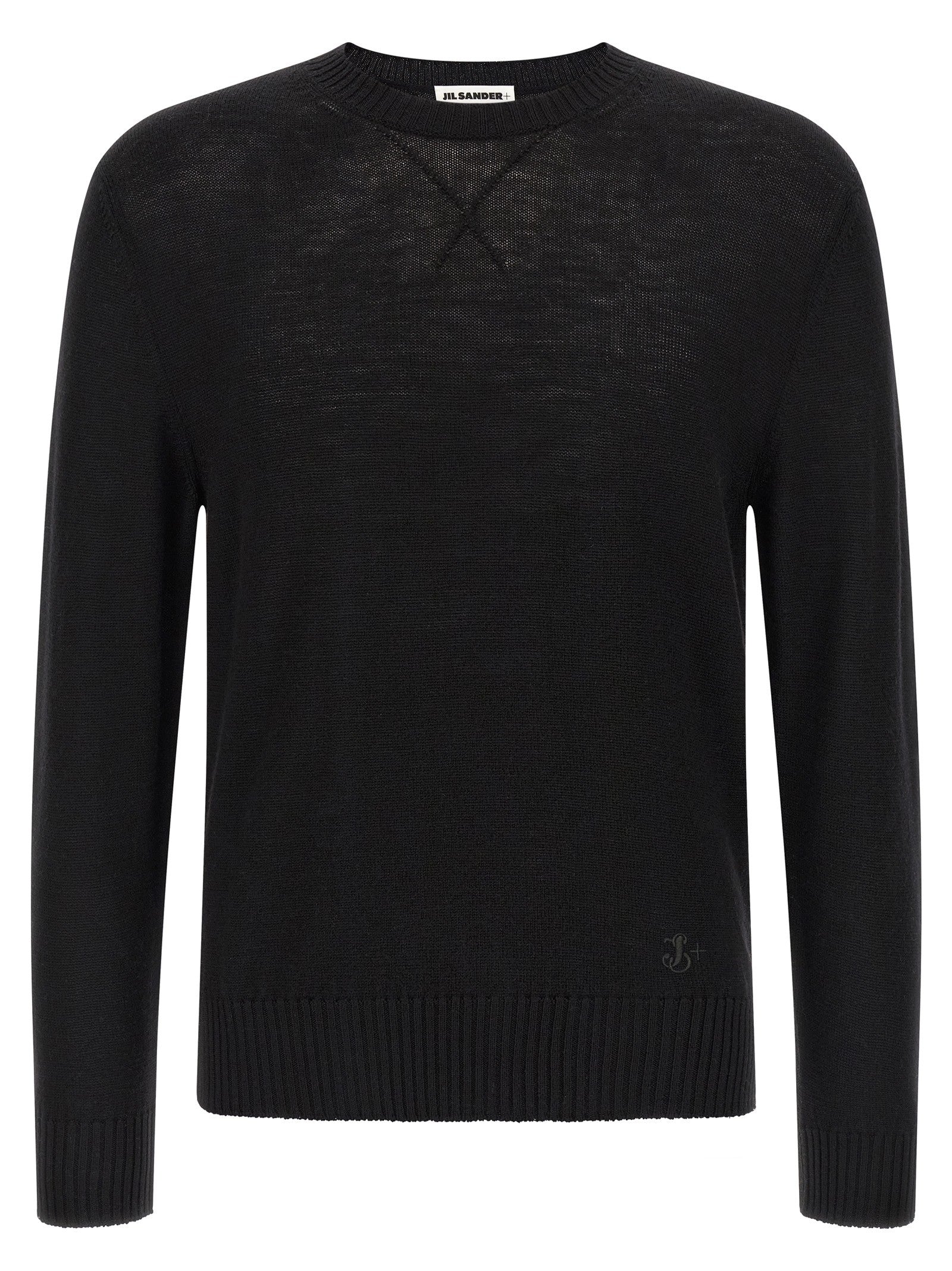 Jil Sander Embroidery Sweater Black