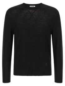 Jil Sander Embroidery Sweater Black