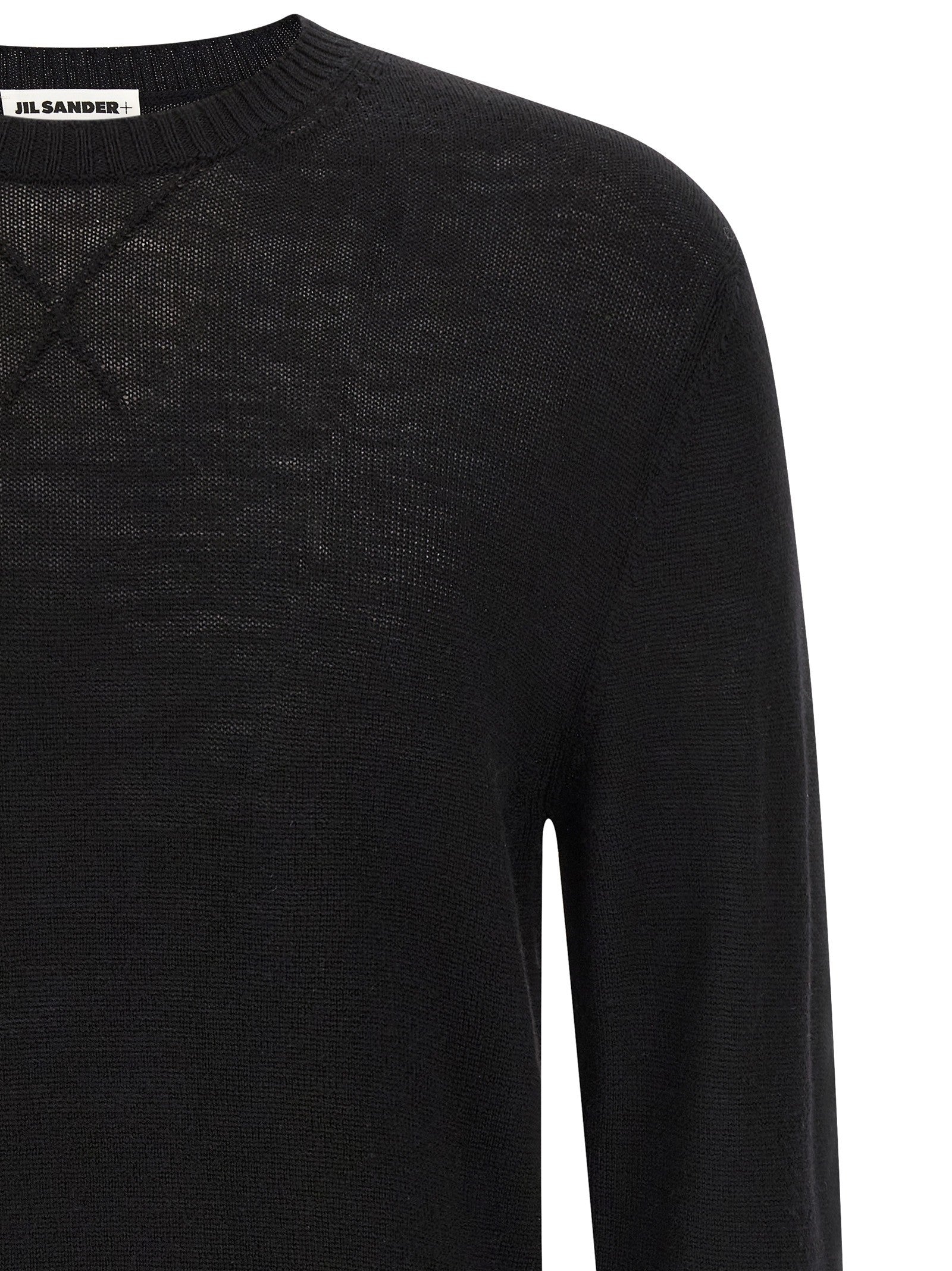 Jil Sander Embroidery Sweater Black