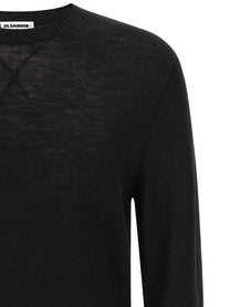 Jil Sander Embroidery Sweater Black