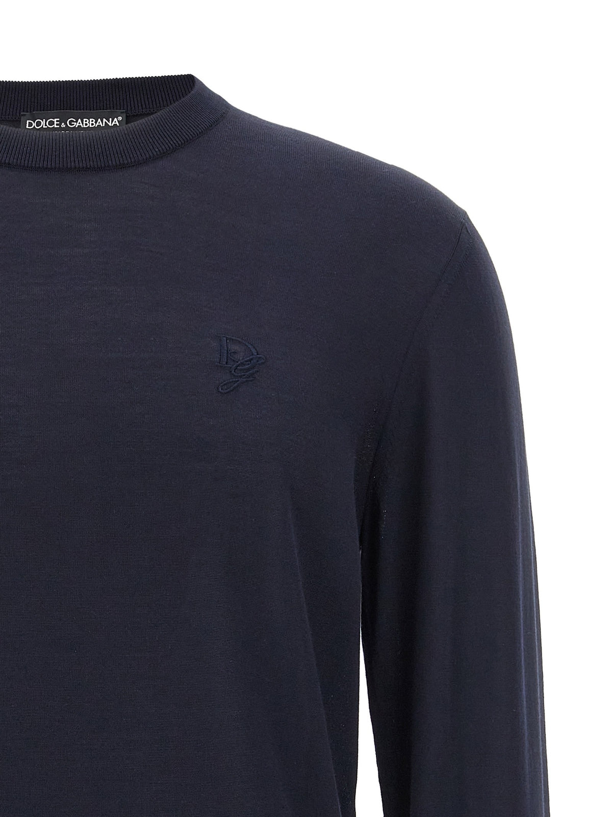 Dolce &amp; Gabbana Embroidery Sweater Blue