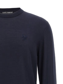 Dolce &amp; Gabbana Embroidery Sweater Blue