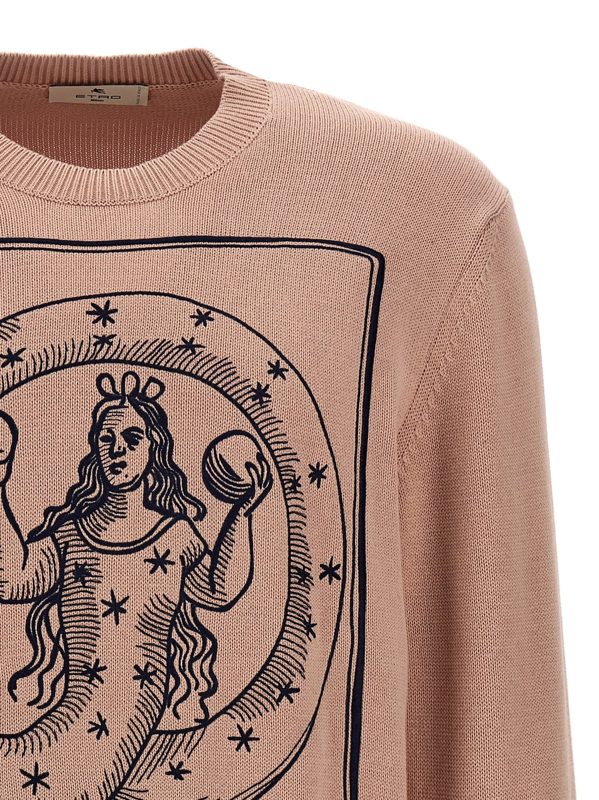 ETRO Embroidery Sweater Blue