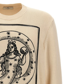 ETRO Embroidery Sweater Beige